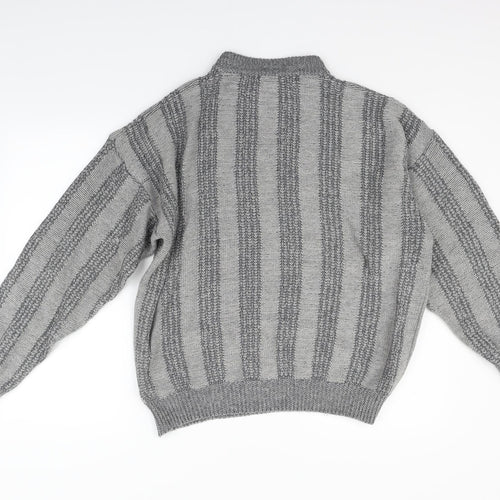 aventi Mens Grey   Pullover Jumper Size XL