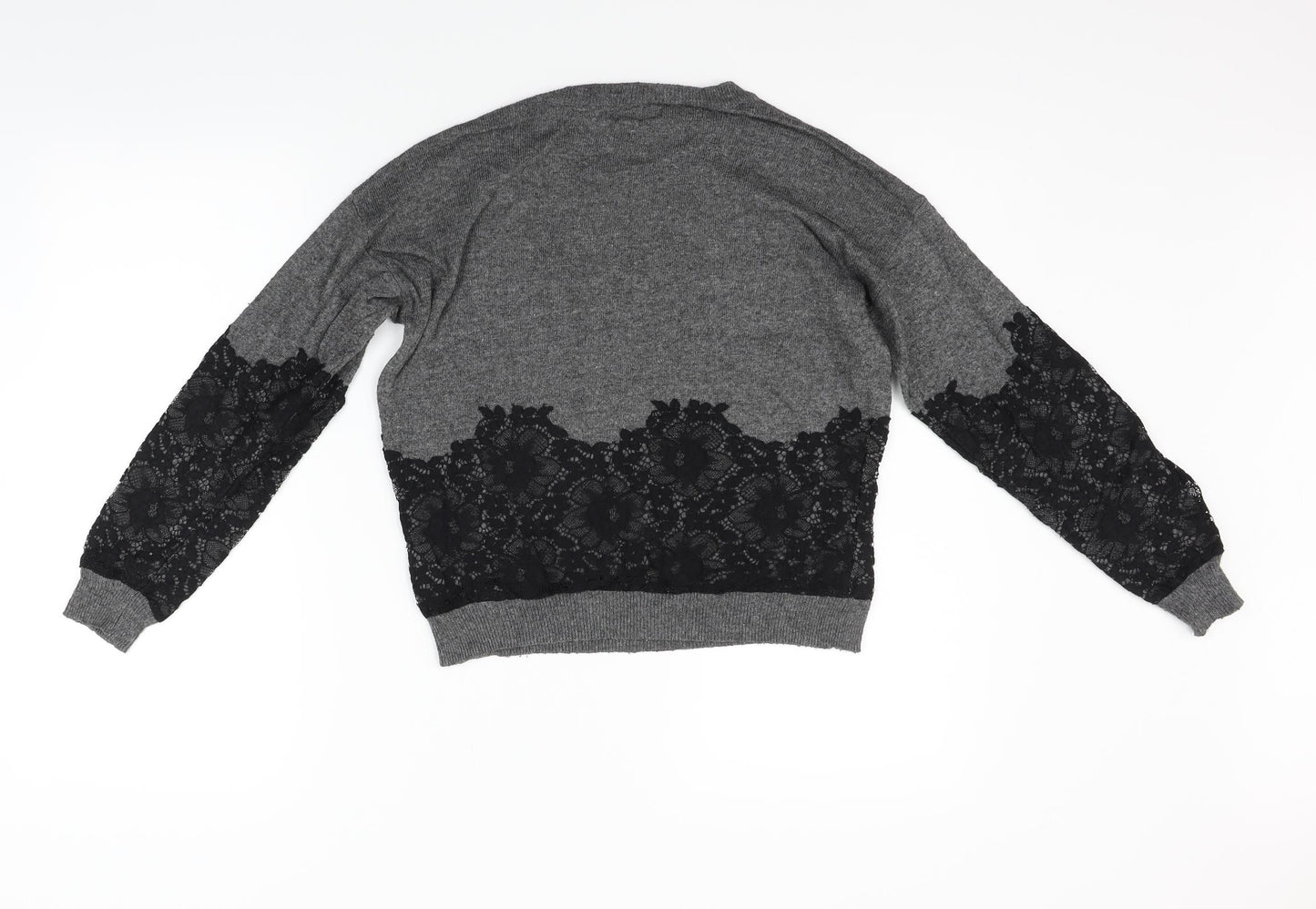 Topshop Womens Grey   Pullover Jumper Size 8