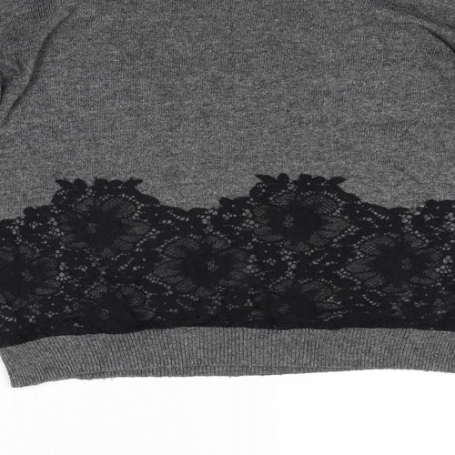 Topshop Womens Grey   Pullover Jumper Size 8