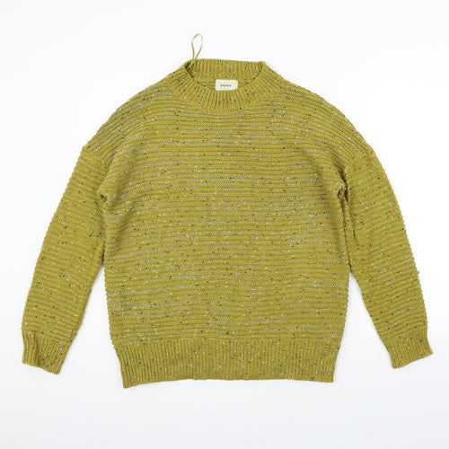 Papaya Womens Yellow   Pullover Jumper Size L