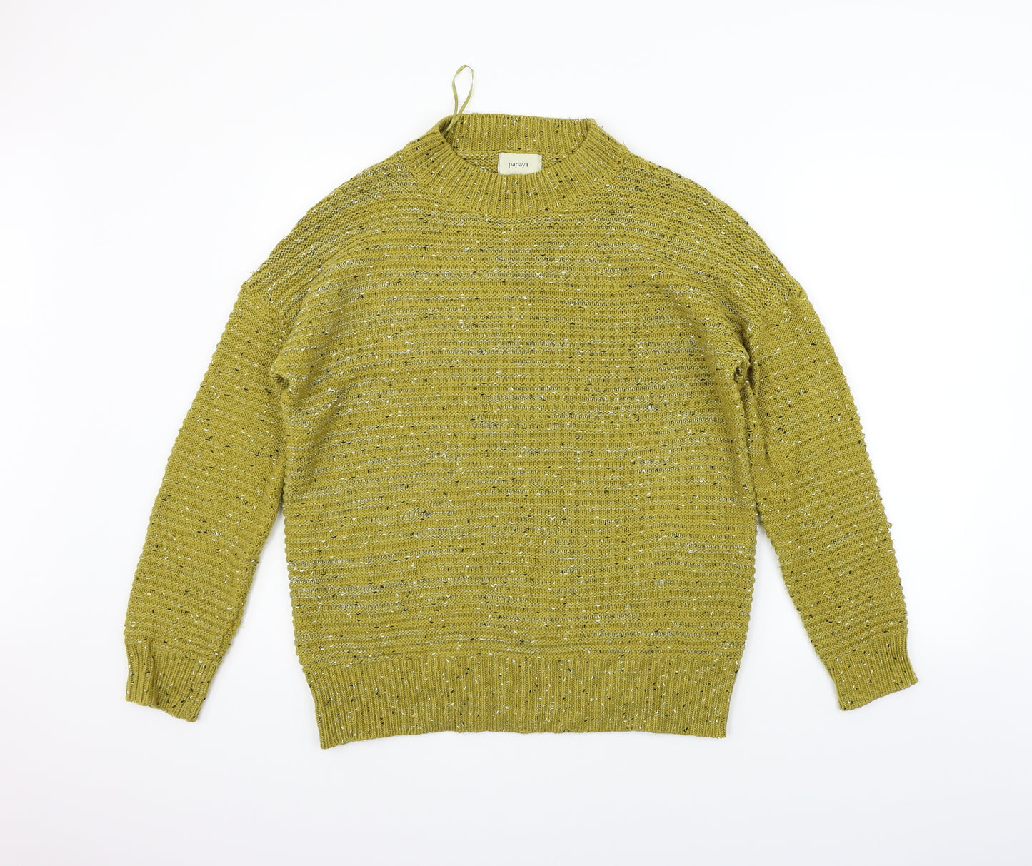 Papaya Womens Yellow   Pullover Jumper Size L