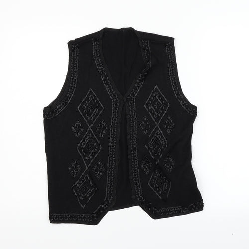Marks and Spencer Womens Black   Cardigan Jumper Size 16