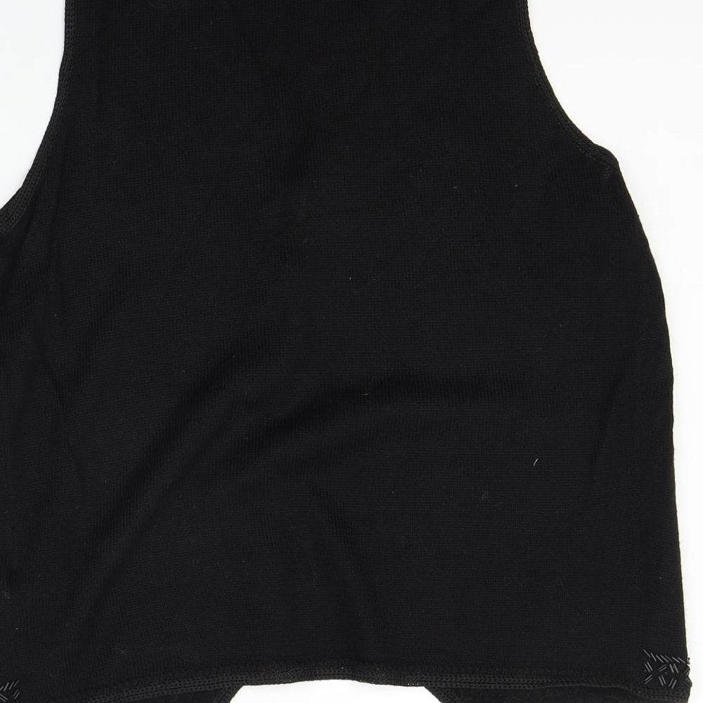 Marks and Spencer Womens Black   Cardigan Jumper Size 16