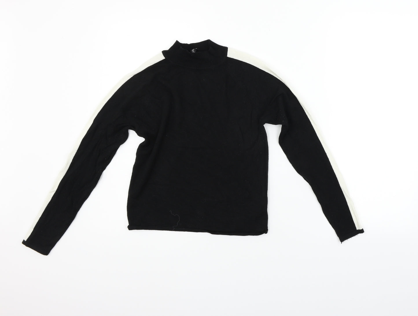 Divided Womens Black   Pullover Jumper Size S