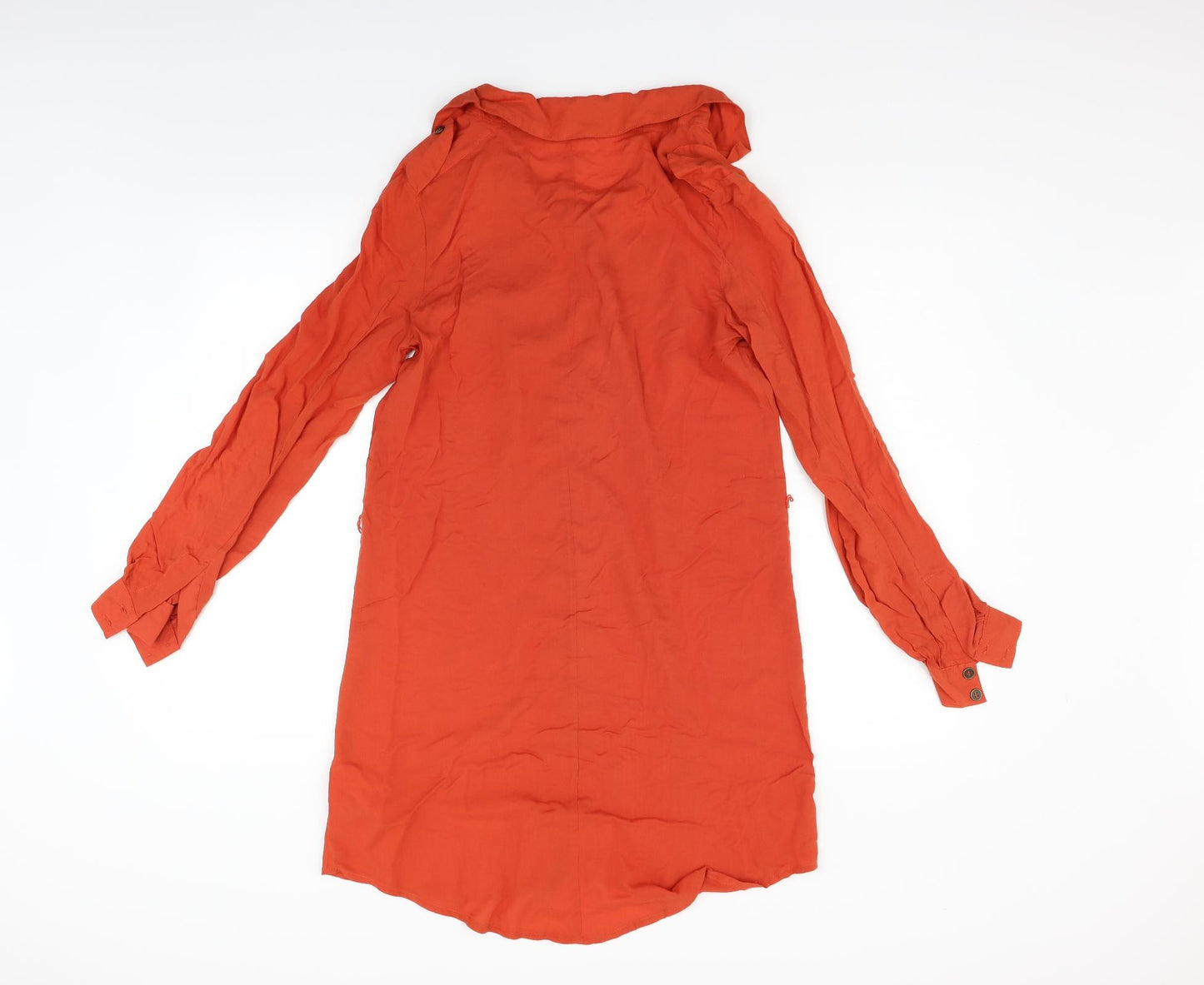 Purple Womens Orange   T-Shirt Dress  Size S