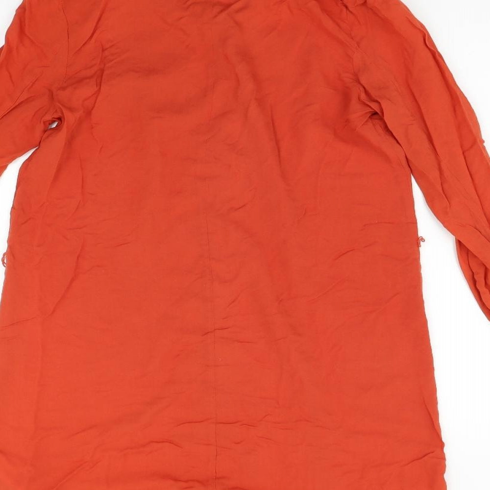 Purple Womens Orange   T-Shirt Dress  Size S