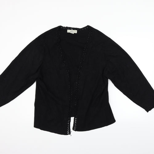 Laura martin Womens Black   Cardigan Jumper Size 28
