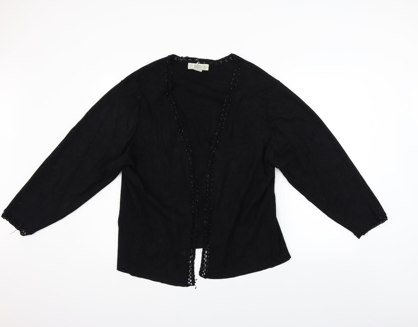 Laura martin Womens Black   Cardigan Jumper Size 28