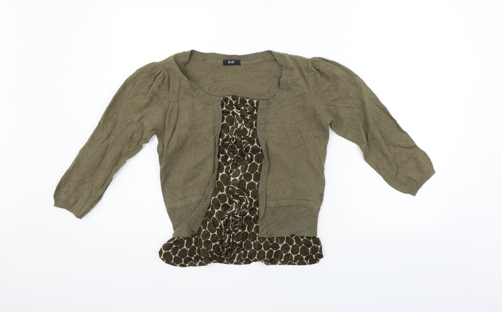 F&F Womens Gold Pullover Jumper Size 10