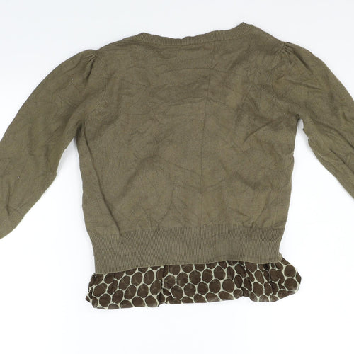 F&F Womens Gold   Pullover Jumper Size 10