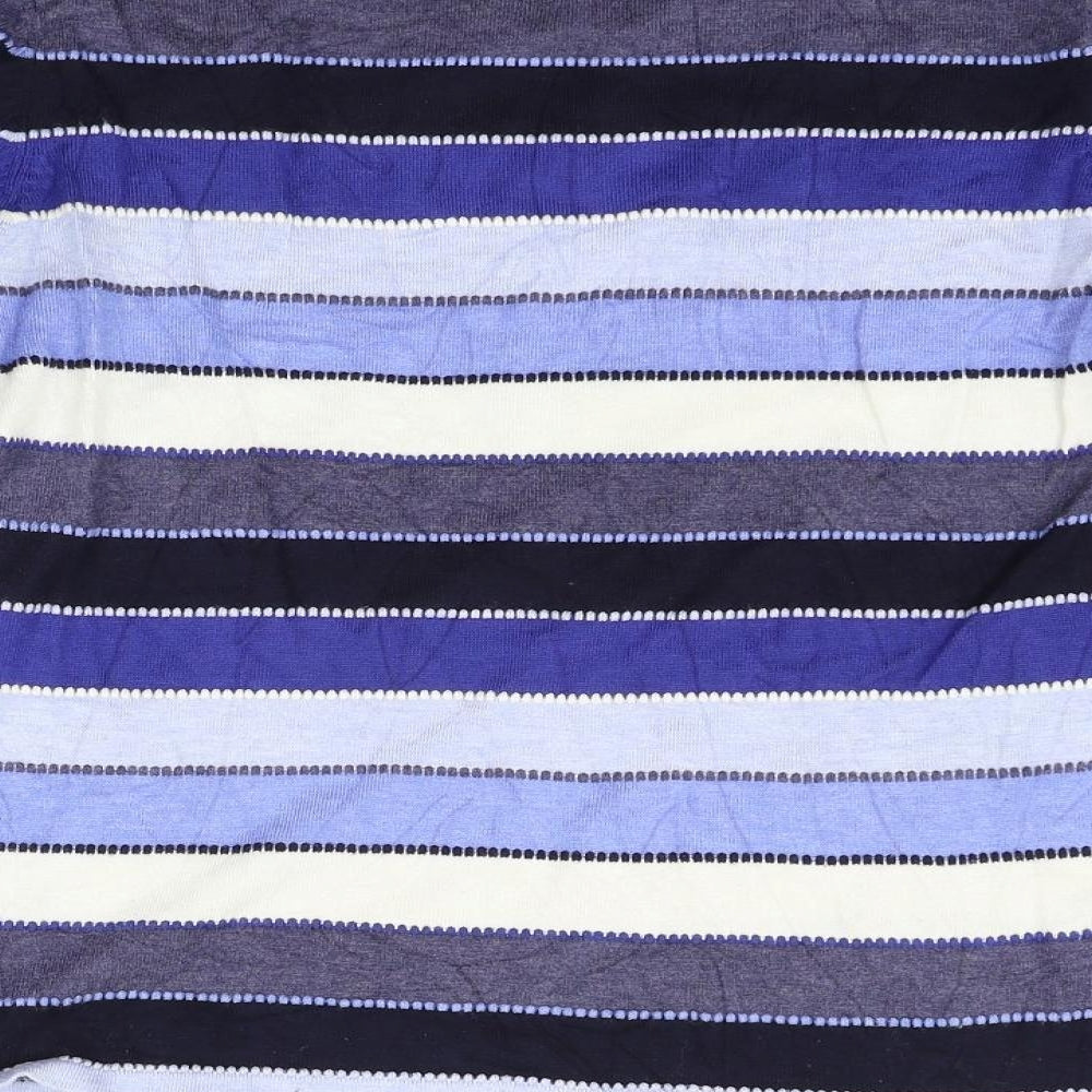 Country Casuals Womens Blue Striped  Pullover Jumper Size M