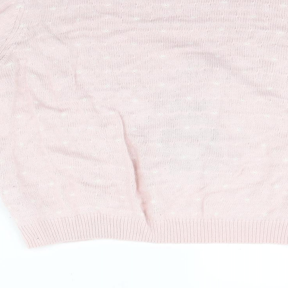 Dorothy Perkins Womens Pink   Henley Jumper Size 18