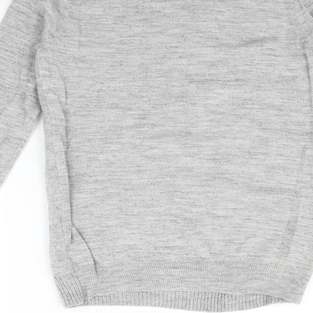 NEXT Womens Grey   Pullover Jumper Size 8  - POLAR BEAR