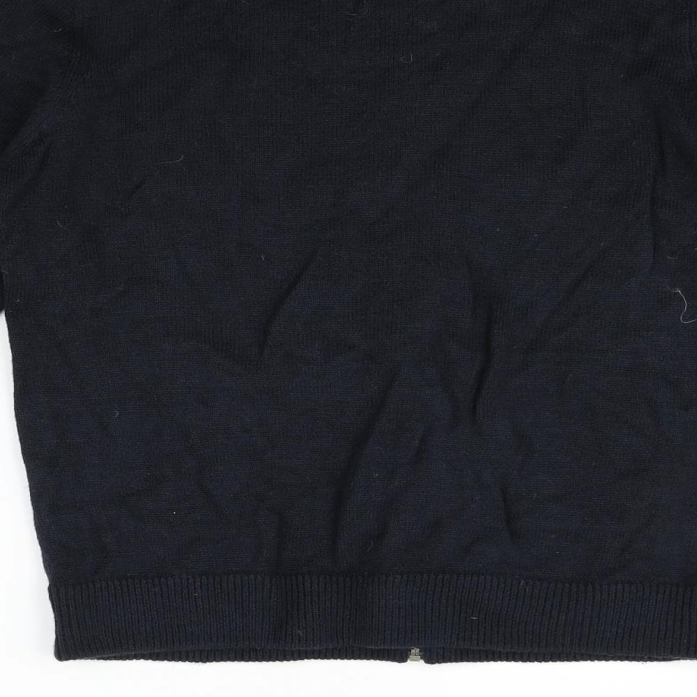 Ben Sherman Mens Blue   Full Zip Jumper Size L