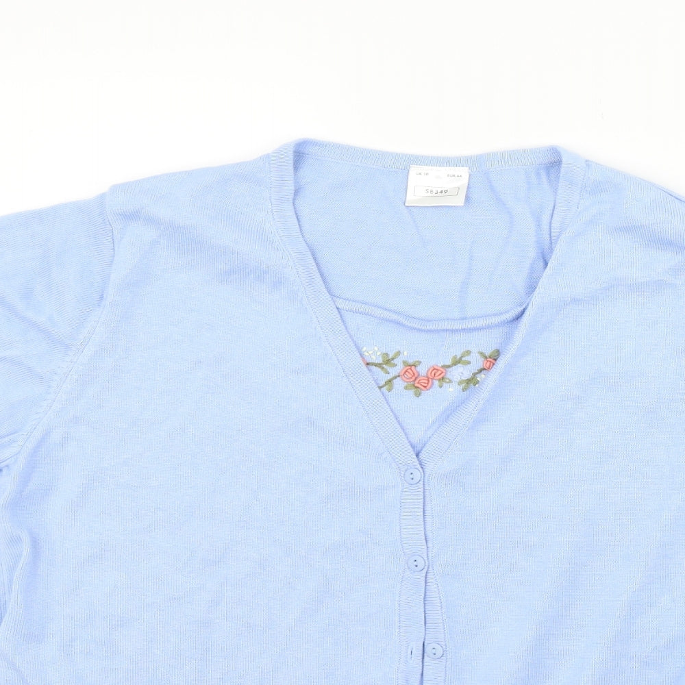 Preworn Womens Blue   Cardigan Jumper Size 18