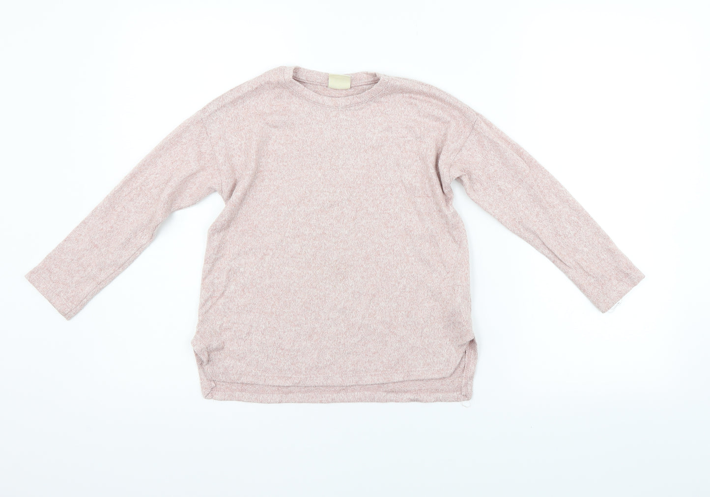Zara Girls Orange   Pullover Jumper Size 8 Years