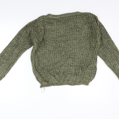 Missguided Womens Gold   Pullover Jumper Size M