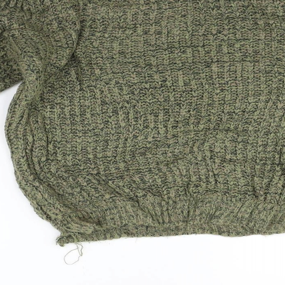 Missguided Womens Gold   Pullover Jumper Size M