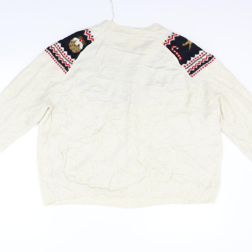 Tu Woman Womens Beige   Pullover Jumper Size 24