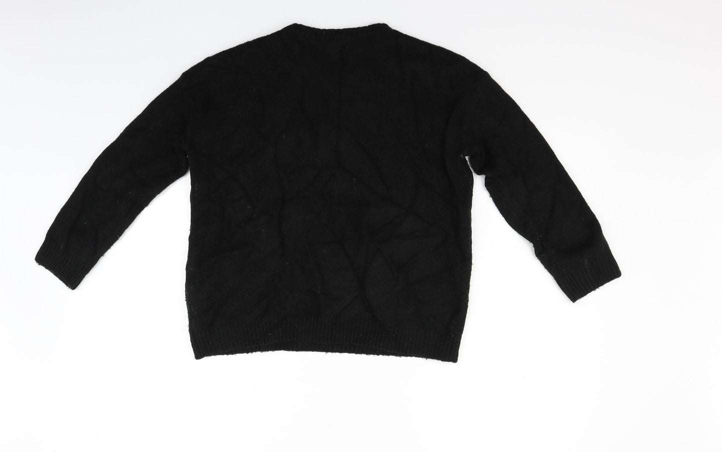Red Herring Womens Black   Pullover Jumper Size 14