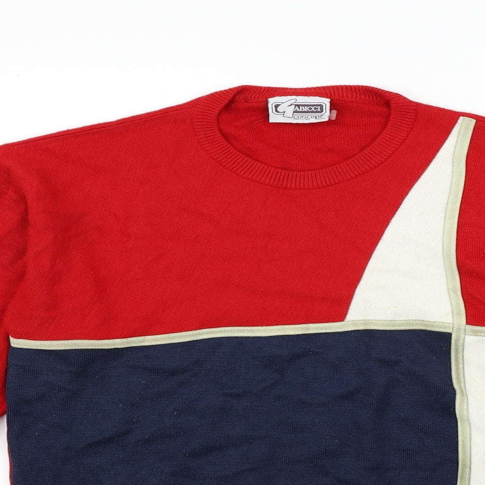 Gabicci Mens Purple   Pullover Jumper Size L