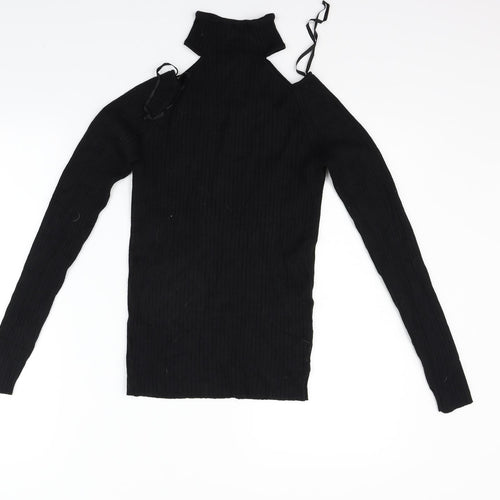 New Look Womens Black   Pullover Jumper Size 10