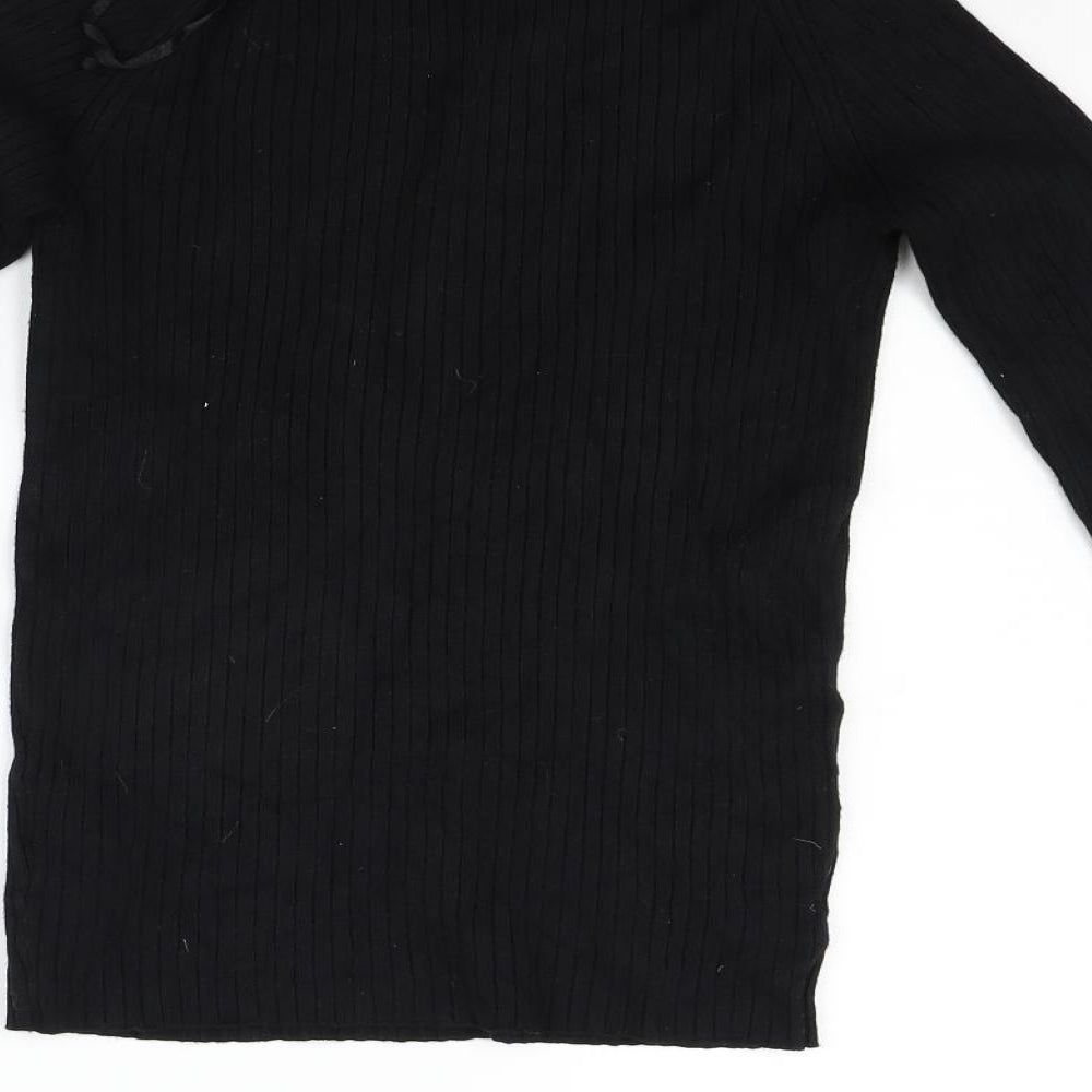 New Look Womens Black   Pullover Jumper Size 10