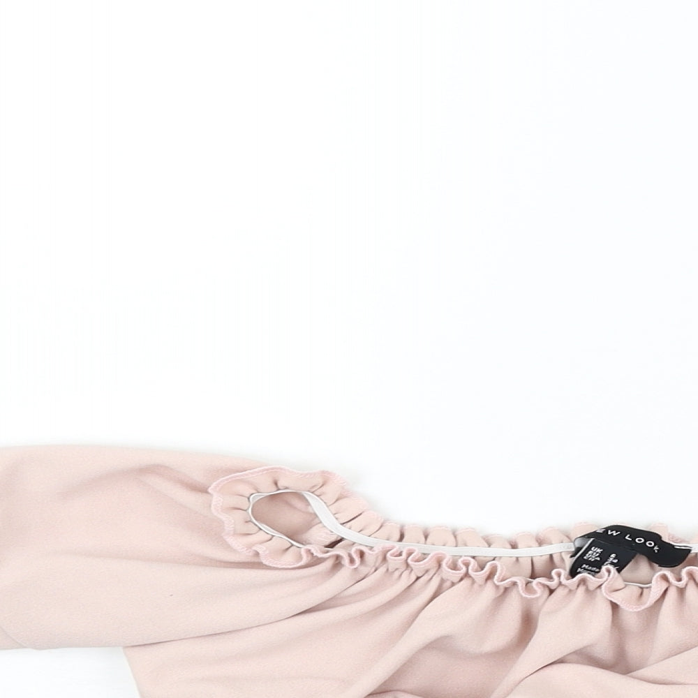 New Look Womens Pink   Basic Blouse Size 6