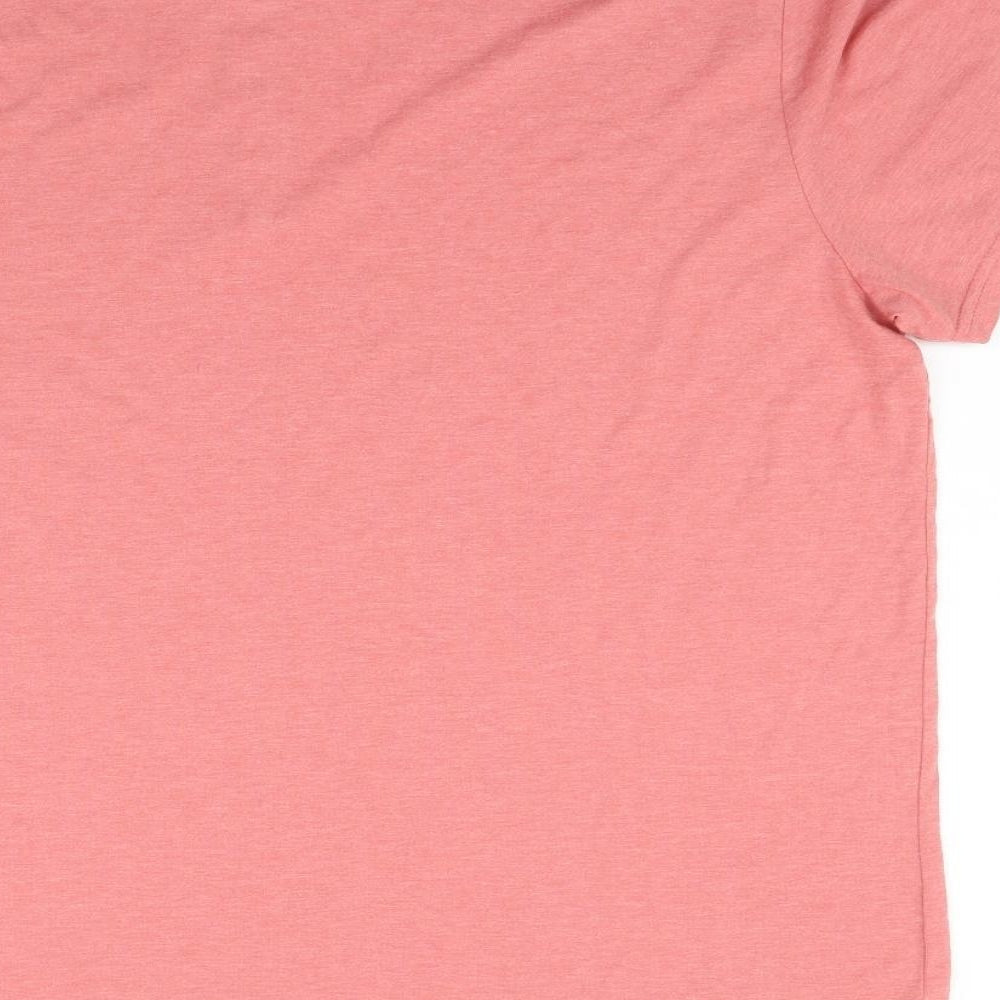 Topshop Womens Pink   Basic T-Shirt Size XL
