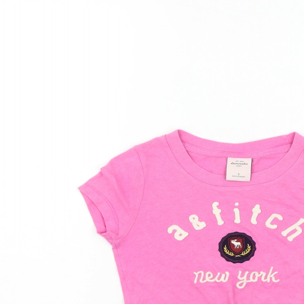 abercombie kids Womens Orange   Basic T-Shirt Size S