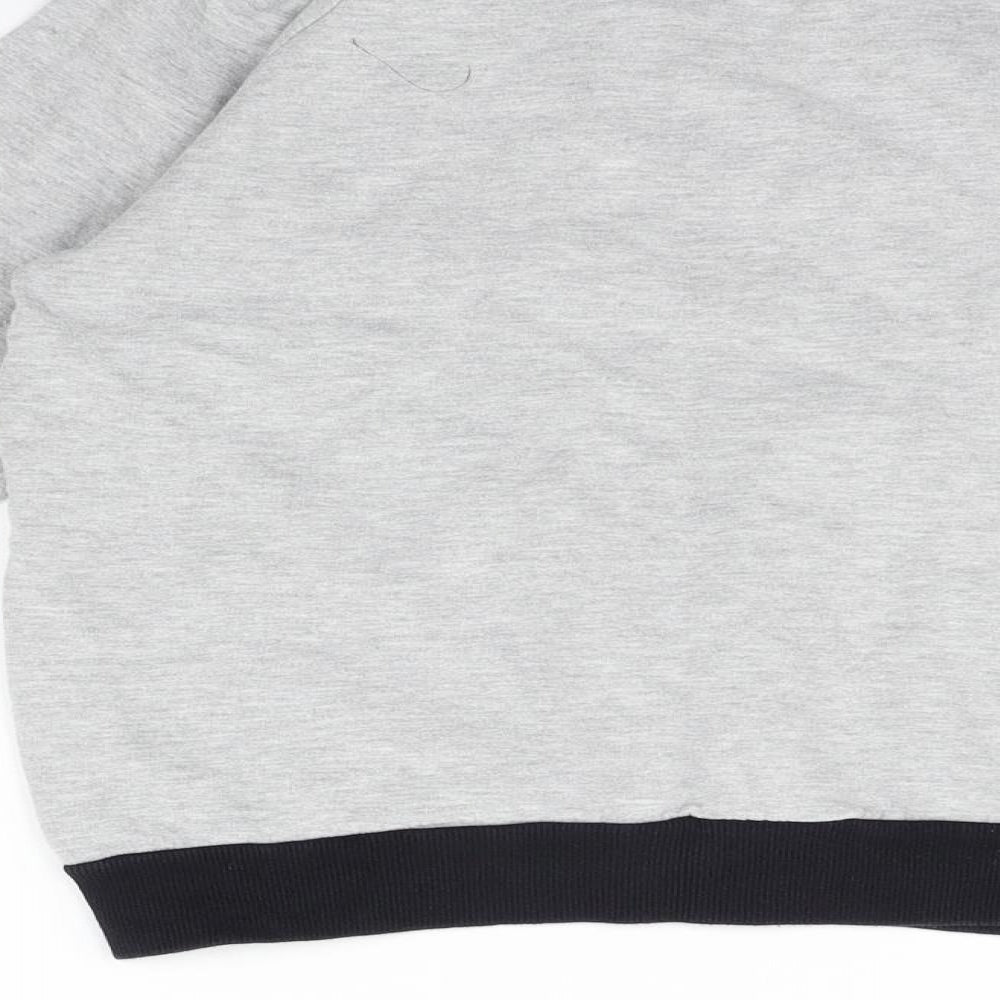 Topshop Womens Grey Houndstooth  Pullover Jumper Size 8