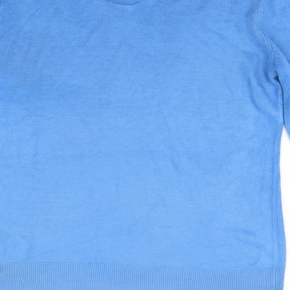 Topman Mens Blue   Pullover Jumper Size M