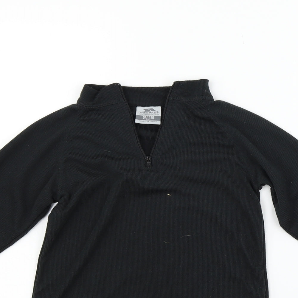 tresspass Girls Black   Pullover Jumper Size 9-10 Years