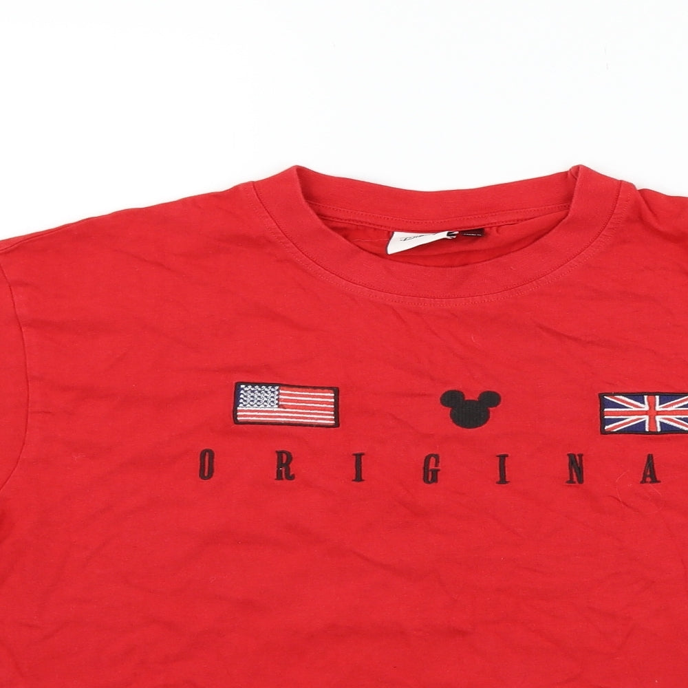 Topshop Womens Purple   Basic T-Shirt Size XS