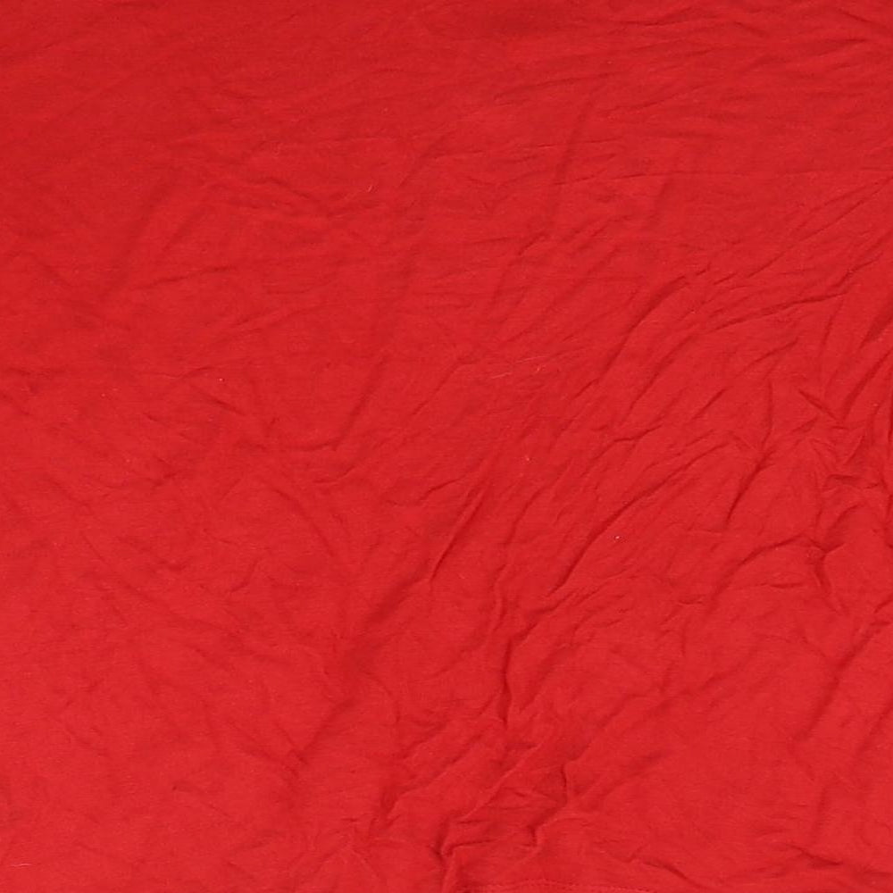 Divided Womens Red   Basic T-Shirt Size XS