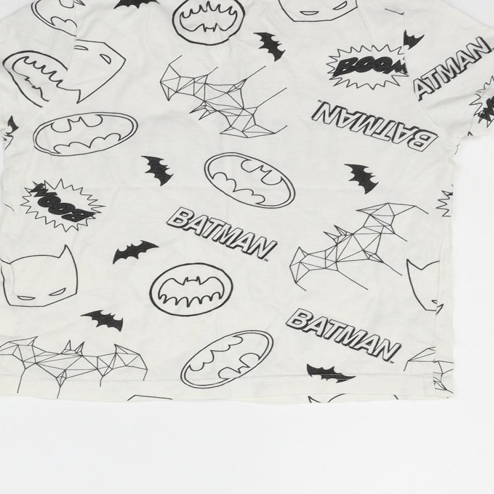 Batman Girls White   Basic Polo Size 4-5 Years  - BATMAN