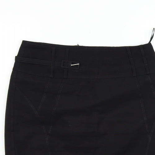 Atmosphere Womens Black   Flare Skirt Size 14  - BELTED
