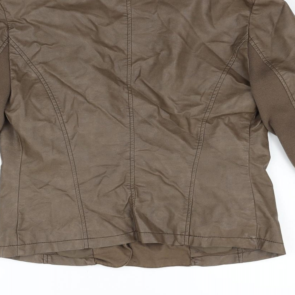 F&F Womens Brown   Jacket Coat Size 12