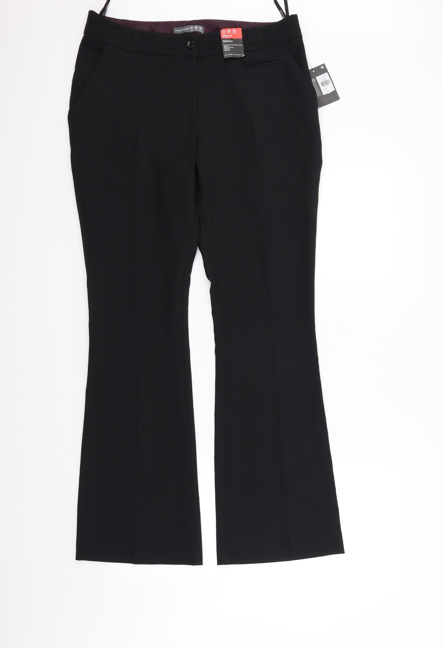 Atmosphere Womens Black   Trousers  Size 12 L29 in