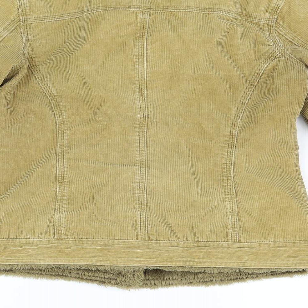 Monsoon Womens Yellow   Jacket Coat Size 8