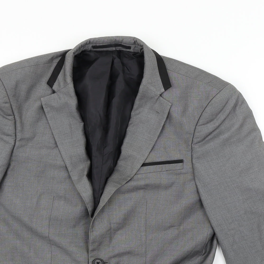 F&F Mens Grey   Jacket Blazer Size 36