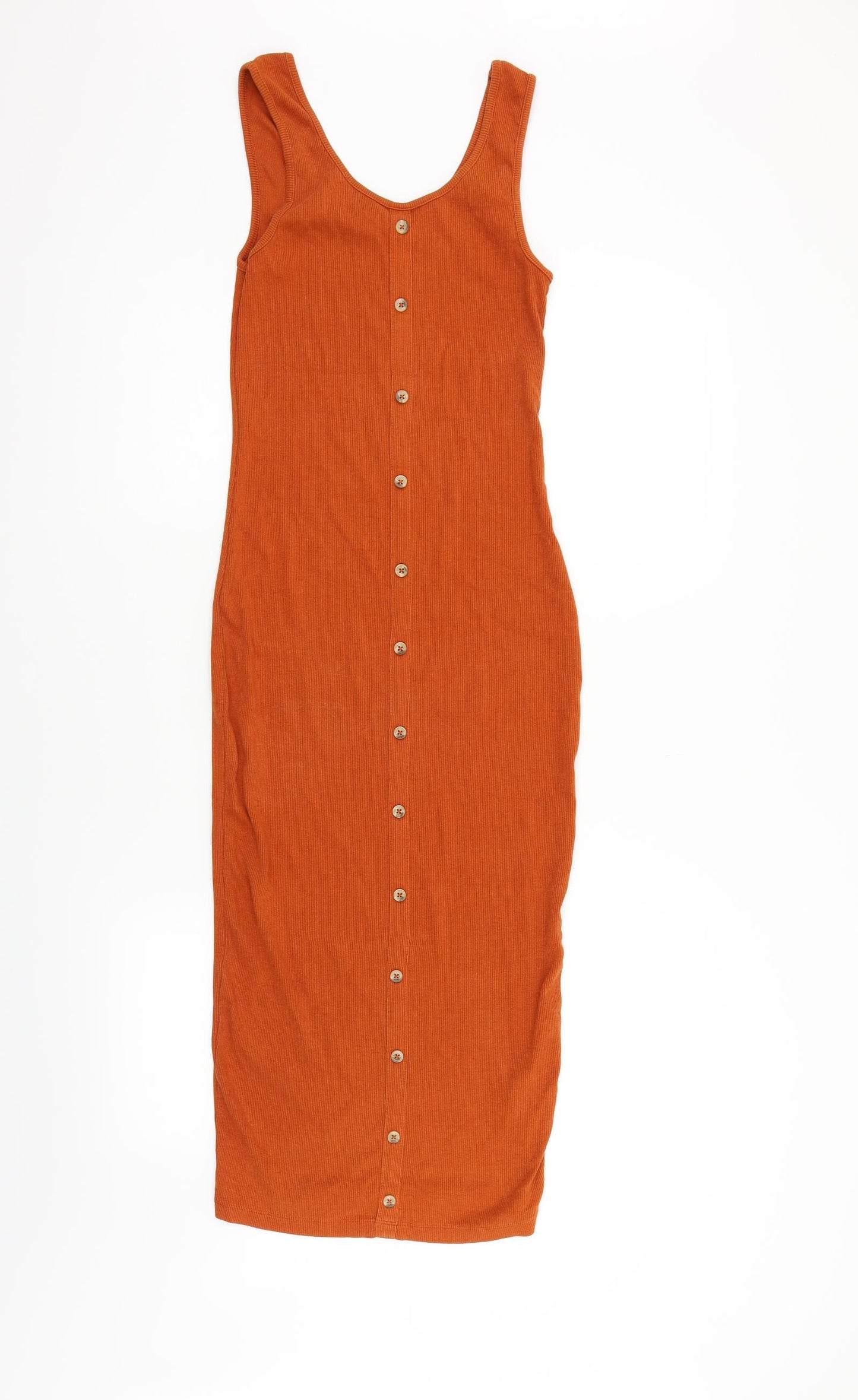 New Look Womens Orange   Fit & Flare  Size 8
