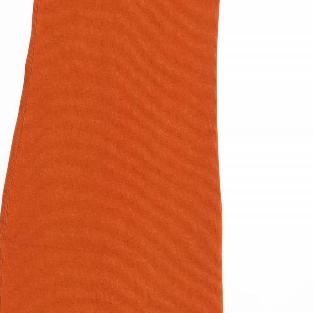 New Look Womens Orange   Fit & Flare  Size 8