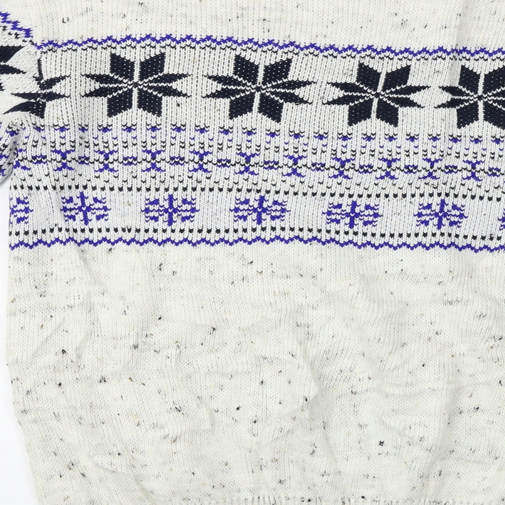Preworn  Womens White   Pullover Jumper Size M
