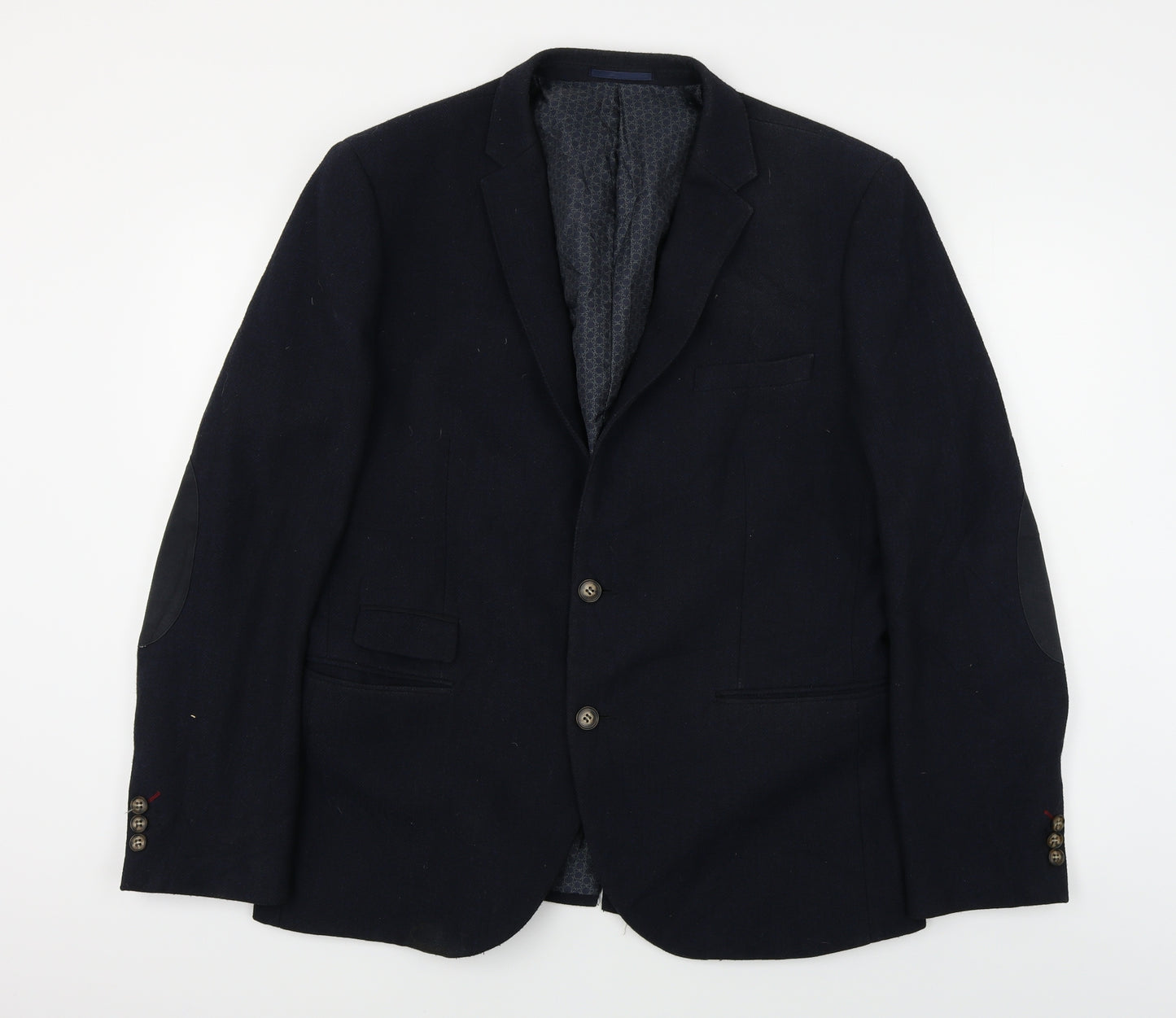 Moss London  Mens Blue   Jacket Blazer Size 44