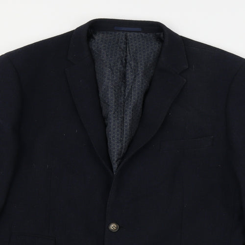 Moss London  Mens Blue   Jacket Blazer Size 44