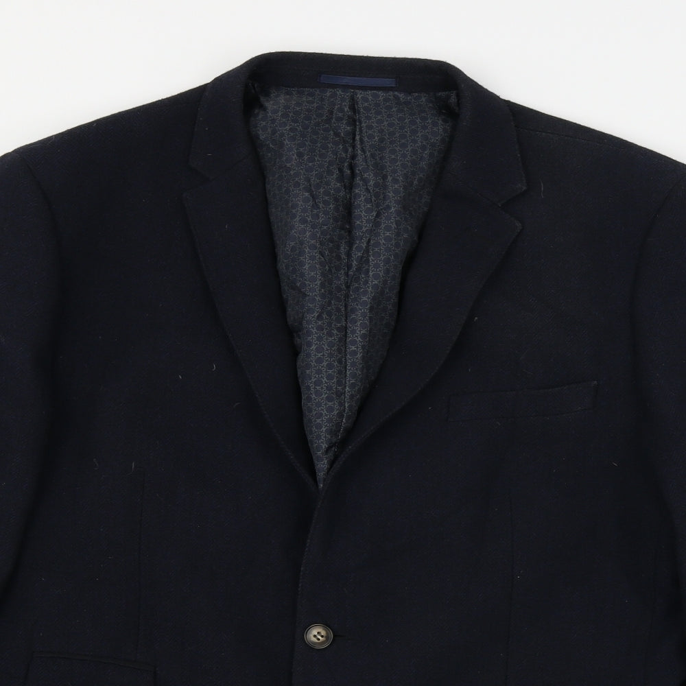 Moss London  Mens Blue   Jacket Blazer Size 44