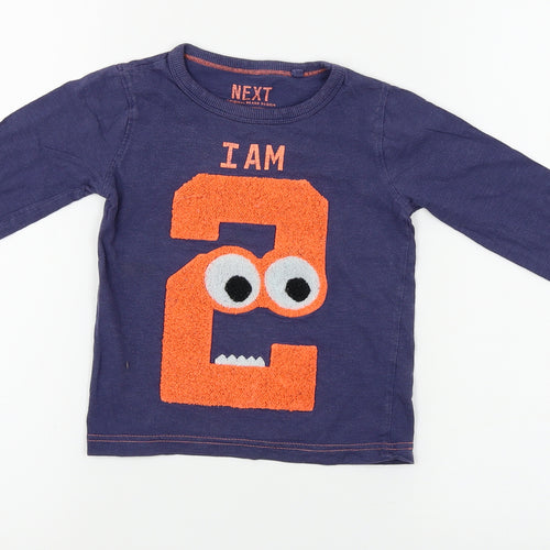 NEXT Boys Blue   Basic T-Shirt Size 2 Years