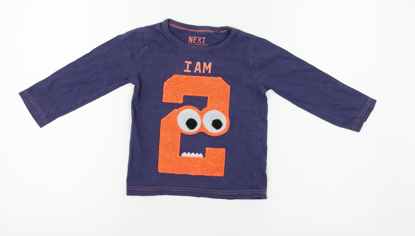 NEXT Boys Blue   Basic T-Shirt Size 2 Years