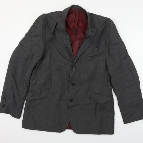 Preworn Mens Grey   Jacket Blazer Size 34